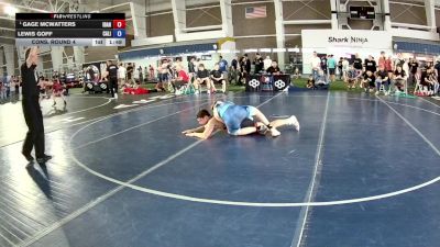 175 lbs Cons. Round 4 - Gage McWatters, Idaho vs Lewis Goff, California