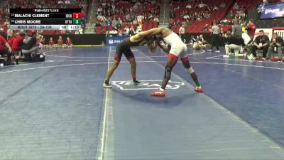 3A-138 lbs Cons. Round 2 - Chris Moore, Ottumwa vs Malachi Clement, Iowa City, City High