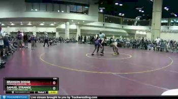 170 lbs Round 1 (10 Team) - Samuel Strange, John Glenn Wrestling vs Branson Dodge, Hernando Wrestling