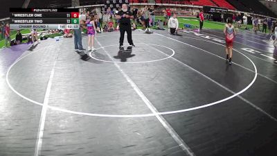 80-85 lbs Champ. Round 1 - Vayda Chavez, Nevada vs Flower Snively, Montana