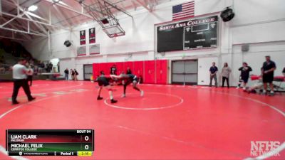 197 lbs Champ. Round 2 - Liam Clark, Palomar vs Michael Felix, Cerritos College