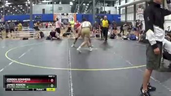 220 lbs Finals (8 Team) - Jorden Sommers, Team Gotcha Blue vs James Mahon, Attrition Wrestling