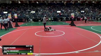 82 lbs Quarterfinal - Naomi Musser, WCWA vs Allysa Hennessey, MYW1