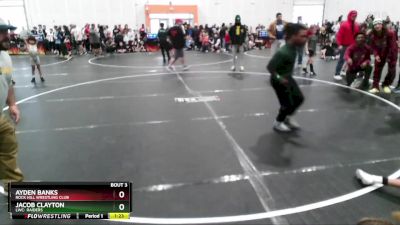 85 lbs Champ. Round 1 - Ayden Banks, Rock Hill Wrestling Club vs Jacob Clayton, LWC: Raiders