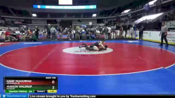 5 lbs Quarterfinal - Hudson Waldrop, Mcadory vs Hanif Muhammad, Homewood Hs