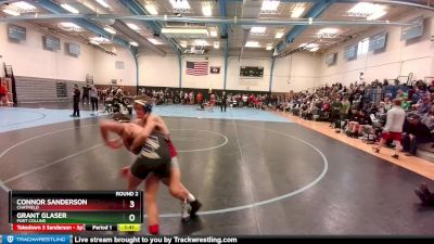 120-131 lbs Round 2 - Grant Glaser, Fort Collins vs Connor Sanderson, Chatfield