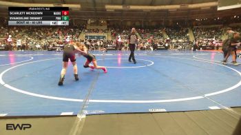 60 lbs Round Of 16 - Scarlett Mckeown, Mat Assassins vs Evangeline Denney, PINnacle