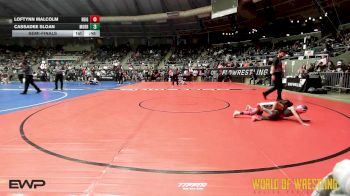 52 lbs Semifinal - Loftynn Malcolm, Neighborhood Wrestling Club vs Cassadee Sloan, Morrison Takedown Club