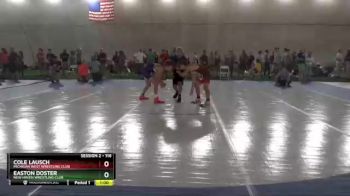 116 lbs Cons. Round 4 - Cole Lausch, Michigan West Wrestling Club vs Easton Doster, New Haven Wrestling Club