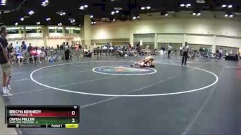 132 lbs Round 2 (8 Team) - Bricyn Kennedy, Team Wakulla vs Owen Miller, Hartland Pressure