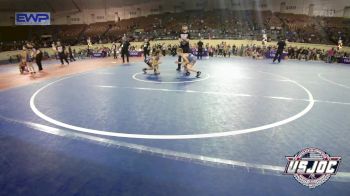 64 lbs Consi Of 4 - Bentley Hans, Lions Wrestling Academy vs Kinslee Mcguire, Liberty Warrior Wrestling Club