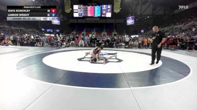 120 lbs Champ. Rd Of 128 - Izaya Schickley, PA vs Landon Wright, NJ