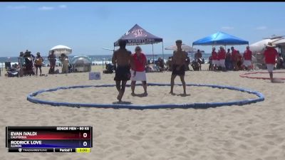 80 kg Cons. Semi - Evan Ivaldi, California vs Rodrick Love, Illinois