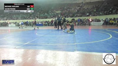 118 lbs Consi Of 32 #2 - Michael Hatlang, Victory Christian JH vs Jacob Pavon, Edmond Santa Fe