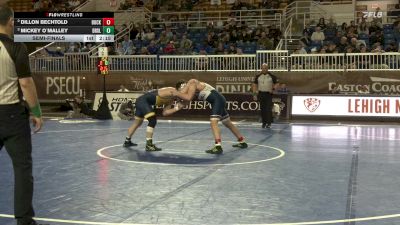 197 lbs Semifinal - Dillon Bechtold, Bucknell vs Mickey O`Malley, Drexel