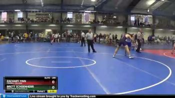 285 lbs Cons. Round 3 - Zachary Finn, Cornell College vs Brett Schoenherr, Wisconsin-Platteville