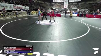 182 lbs Semifinal - Dylan Natceli, Wine Country Wrestling Academy vs Brady Wight, Vacaville Wrestling Club
