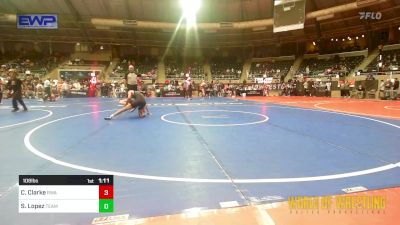 108 lbs Round Of 32 - Cody Clarke, Roundtree Wrestling Academy vs Sair Lopez, Team Barracuda