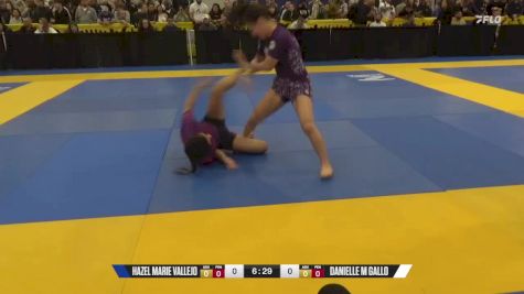 Danielle M Gallo vs Hazel Marie Vallejo 2024 World IBJJF Jiu-Jitsu No-Gi Championship