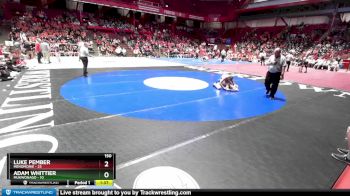 150 lbs D1 - Quarter-finals (fri 5:30 P.m.) - Adam Whittier, Mukwonago vs Luke Pember, Menomonie