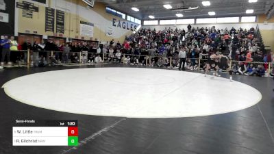170 lbs Semifinal - Warren Little, Trumbull vs Ryan Gilchrist, Norwalk