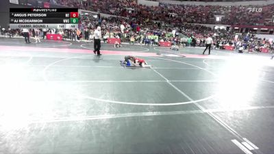 63 lbs Champ. Round 1 - AJ McDearmon, Waukesha Wrestling Club vs Angus Peterson, Medford/Crass Trained