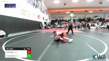 130-140 lbs Rr Rnd 5 - Jace Brogdon, Raw Wrestling Club vs Zeke Hushbeck, Verdigris Youth Wrestling