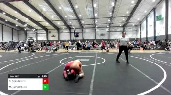 113 lbs 5th Place - Shane Spindel, UP Outlaws vs Micah Bennett, Askeo International Mat Club