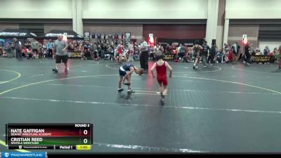 44 lbs Round 3 - Cristian Reed, Spatola Wrestling vs Nate Gaffigan, Dehart Wrestling Academy