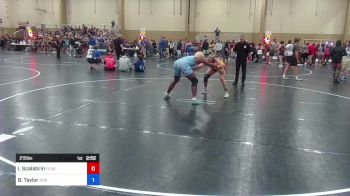 215 lbs Quarterfinal - Isaac Scalabrin, Florida PAL Tropics vs Bryant Taylor, Oakleaf High School