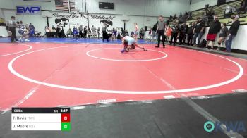 98 lbs Rr Rnd 2 - Tajuan Davis, Team Tulsa Wrestling Club vs Jett Moore, Collinsville Cardinal Youth Wrestling