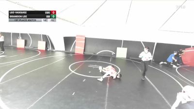 77 lbs 1st Place Match - Leo Vasquez, Cal Grapplers Wrestling Club vs Brandon Lee, Rancho Bernardo Wrestling
