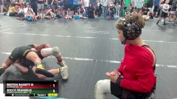 72 lbs Round 7 (10 Team) - Benton Bassett III, Glasgow WA vs Rocco Deangelis, Finger Lake Elite Grey