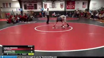 120 lbs Round 1 - Logan Pennock, Fort Madison vs Dawson Fish, Dubuque Hempstead
