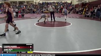 J-13 lbs Semifinal - Cashen Hansen, Waverly Area Wrestling Club vs Gabe Mete, USA Mat Club