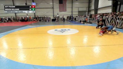 120 lbs Round Of 128 - Jett Fraser, AR vs Derion Williams, OH