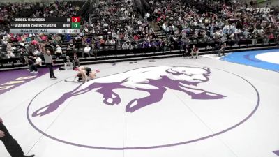 5A 132 lbs Quarterfinal - Diesel Knudsen, Westfield vs Warren Christensen, Maple Mountain
