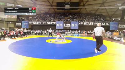Girls 3A 125 lbs 1st Place Match - Amanda Lillie, White River (Girls) vs Olivia Engel, Kelso (Girls)