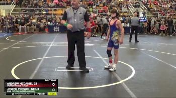 88 lbs Champ. Round 1 - Joseph Prosuch Ne3/4, Lake Catholic Wrestling Club vs Andrew McDaniel C5, Jackson Middle School