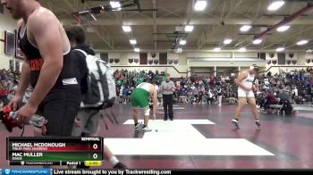 285 lbs Semifinal - Michael McDonough, Tinley Park (Andrew) vs Mac Muller, Osage