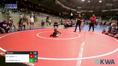 43 lbs Rr Rnd 2 - Marty Cablay, The Leftovers vs Hudson Holderman, Collinsville Cardinal Youth Wrestling