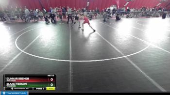 126 lbs Quarterfinal - Gunnar Kremer, Wisconsin vs Blake Iverson, Wisconsin