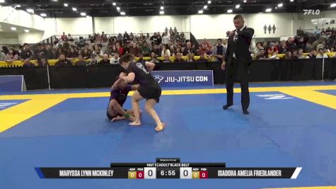 Isadora Amelia Friedlander vs Maryssa Lynn McKinley 2025 World IBJJF Jiu-Jitsu No-Gi Championship