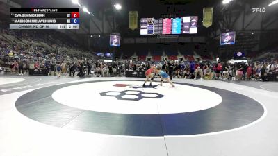 105 lbs Champ. Rd Of 16 - Eva Zimmerman, UT vs Madison Nieuwenhuis, MI