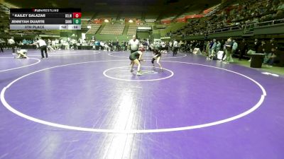 105 lbs 5th Place - Kailey Salazar, Selma vs Jenniyah Duarte, Sanger