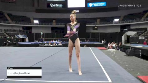 Lizzy Bingham Decal Gymnastics - Floor - 2022 Elevate the Stage Huntsville presented by SportsMED & Crestwood