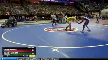 170 Class 1 lbs 1st Place Match - Jaden Abongo, Brookfield vs Mason Barnett, Marceline