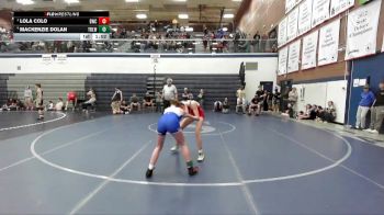 100 lbs Round 1 - Lola Colo, Bulldog Wrestling Club vs Mackenzie Dolan, Team Real Life Wrestling