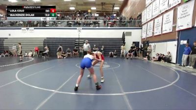 100 lbs Round 1 - Lola Colo, Bulldog Wrestling Club vs Mackenzie Dolan, Team Real Life Wrestling