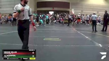 85 lbs Round 2 (6 Team) - Aj Woerperl, POWA vs Brodie Zeller, MO Outlaws